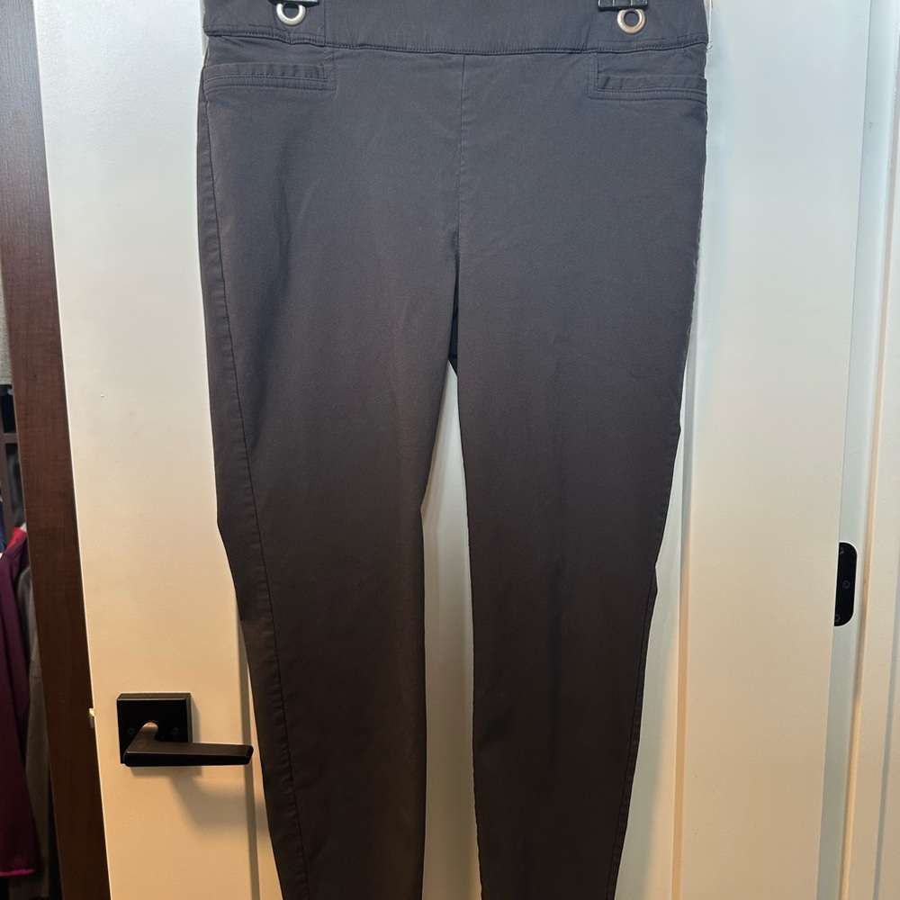 Maurices Gray Straight Leg Pants